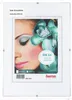 A product image of a frameless picture holder with a graphic of a woman's face and flowers. Anteprima dell’immagine prodotto
