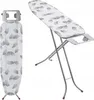 An ironing board is shown in two states: folded and open. Produktbild-Vorschau