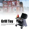 Mini grill 1:12 miniaturowa scena przepiękne żywe meble Podgląd zdjęcia produktu 4