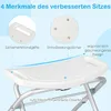 Duschhocker, Duschbank mit Griffen, 3-stufig Produktbild-Vorschau 5