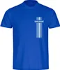 multifanshop Kinder T-Shirt - Karlsruhe - Streifen, blau, Produktbild-Vorschau 1