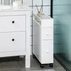 kleankin Badezimmerschrank mit Rollen, Nischenschrank mit 2 Produktbild-Vorschau 2
