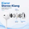 USB-C In-Ear Kopfhörer mit Mikrofon – Kabelgebundene Produktbild-Vorschau 3
