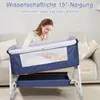 Babybett mit Wickeltisch 6-stufig verstellbares Produktbild-Vorschau 6