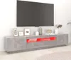 vidaXL TV skříňka s LED světly Betonová šedá 200x35x40 cm Náhled obrázku produktu 2