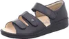 Sandali comfort da uomo in nero Anteprima dell’immagine prodotto 14