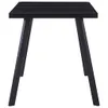 vidaXL Stół do jadalni czarny 140 x 70 x 75 cm szkło Podgląd zdjęcia produktu 4