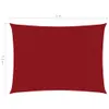 vidaXL Sonnensegel Oxford-Gewebe Rechteckig 2,5x4 m Rot Produktbild-Vorschau 13