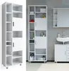 Vicco Badschrank Ilias, 60 x 190 cm, Weiß Produktbild-Vorschau 2