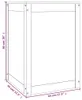 vidaXL Komoda na bielizeň čierna 44x44x66 cm Masívne Náhľad obrázku produktu 8