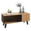 Merax Table basse Patchwork en bois, table de salon avec Voir les images du produit 13