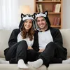 Pigiama tutina Kigurumi costume per adulti Nero Husky XXXL: Anteprima dell’immagine prodotto 5