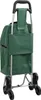 vidaXL Carrello della spesa verde 39,5 x 33 x 93 cm Tessuto Anteprima dell’immagine prodotto 9