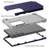 Galaxy S24 Ultra Hülle, 3 in 1 Hybrid PC TPU Stossfest Produktbild-Vorschau 4