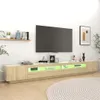 vidaXL TV-Schrank mit LED-Leuchten Sonoma-Eiche 300x35x40 Produktbild-Vorschau 14
