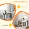 Gabbia per cani PawHut per uso domestico, cuccia con Anteprima dell’immagine prodotto 5