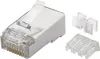 Goobay RJ45 Stecker, CAT 6A STP geschirmt - für Rundkabel, Produktbild-Vorschau 1
