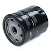 A close-up studio shot of a black oil filter. Podgląd zdjęcia produktu