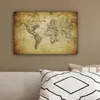 MuchoWow® - Leinwandbilder - Weltkarte - Vintage - Antik - Produktbild-Vorschau 5