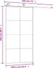 vidaXL Schiebetür mit Beschlag 102,5x205 cm ESG-Glas & Produktbild-Vorschau 8