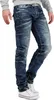 Cipo & Baxx Herren Regular Fit Jeans Stonewashed CD328 Blue Produktbild-Vorschau 3