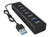 RaidSonic ICY BOX IB-HUB1700-U3 7 Port USB 3.0 Hub Produktbild-Vorschau 8