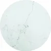 vidaXL Tischplatte Weiß Ø70x0,8 cm Hartglas in Marmoroptik Produktbild-Vorschau 4