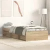 vidaXL Rám postele Sonoma dub 100x200 cm Náhled obrázku produktu 2