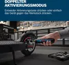 A person is using a Bosch cordless screwdriver on the rear wheel of an electric scooter in a workshop setting. Voir les images du produit