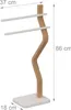 Stojan na uteráky Relaxdays, VxŠxH: 86 x 37 x 18 cm, kov, Náhľad obrázku produktu 4