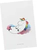 Mr. & Mrs. Panda Postkarte Einhorn Wolke 7 - Weiß - Produktbild-Vorschau 1