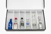 A tasting box containing six miniature bottles of different vodkas. Produktbild-Vorschau