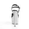 SKY-309LG Damen Sandale von Pleaser, Schwarz EU 38, US 8 Produktbild-Vorschau 4