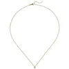 Collier Ankerkette mit Anhänger Solitär Diamant Brillant Produktbild-Vorschau 2