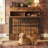 Hundekäfig Möbel, 120 cm Aufbewahrungskäfig Hundebox, Produktbild-Vorschau 1