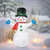 Aufblasbarer Schneemann,120cm Aufblasbares Weihnachten Produktbild-Vorschau 7