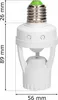 VIRONE | Czujnik ruchu E27 MS-2 - Biały - 360° detekcja - Podgląd zdjęcia produktu 6