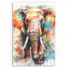 DEQOART Hybrid Leinwand Bild 60x90 cm 'Elefant des Lebens' Produktbild-Vorschau 2