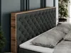 Boxspringbett, Deko, Doppelbett, Polsterbett mit Bettkästen Produktbild-Vorschau 4