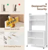 KOMFOTTEU: mobile da cucina a 5 ripiani, credenza con 4 Anteprima dell’immagine prodotto 8