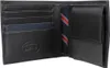 An open black leather wallet showing card slots and a coin pouch. Náhľad obrázku produktu