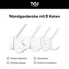 Appendiabiti da parete TOJ, bianco, 30 cm – Barra Anteprima dell’immagine prodotto 3