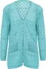 SANIKA cardigan da donna - turchese, XS/S Anteprima dell’immagine prodotto 1
