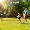 Relaxdays Porta da calcio con pannello, giardino, bambini e Anteprima dell’immagine prodotto 3