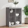 Szafka z oświetleniem LED, szary dąb sonoma, 81x37x100 cm Podgląd zdjęcia produktu 2