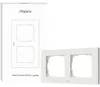 Aqara Switch Frame H2 EU (2-voudig) Wit Productafbeelding-voorbeeld 1