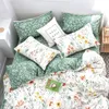 Bettwäsche mit Blumenmuster 100% Baumwolle 135x200cm Produktbild-Vorschau 6