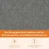 Cuscino per panca 120 x 40 cm, grigio chiaro, lato Anteprima dell’immagine prodotto 5