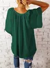 ASKSA Femme Elégante Chemise à volants Casual Shirt Col V Voir les images du produit 3