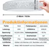 A close-up of a ceiling light with product specifications and dimensions. Produktbild-Vorschau